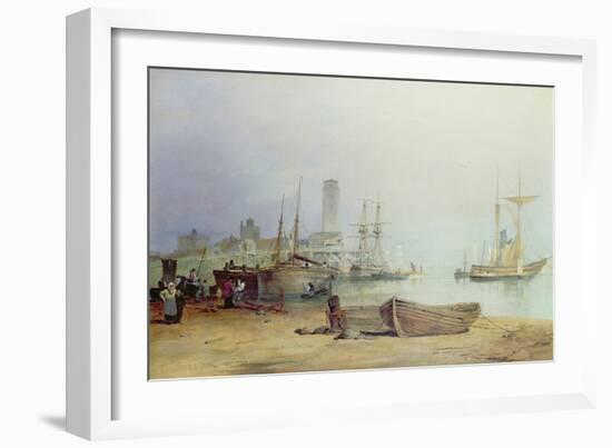 Low Lights, North Shields-Thomas Miles Richardson-Framed Giclee Print