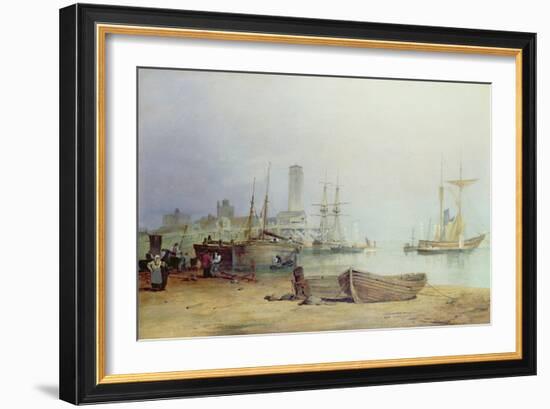 Low Lights, North Shields-Thomas Miles Richardson-Framed Giclee Print