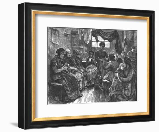 'Low Lodging House, St. Giles's', 1872-Unknown-Framed Giclee Print