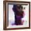 Low Poly Abstract Portrait of a Black Girl-musicman-Framed Art Print