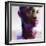 Low Poly Abstract Portrait of a Black Girl-musicman-Framed Art Print