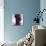 Low Poly Abstract Portrait of a Black Girl-musicman-Mounted Art Print displayed on a wall