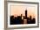 Low Poly New York Art - 1 WTC Sunset-Philippe Hugonnard-Framed Premium Giclee Print