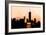 Low Poly New York Art - 1 WTC Sunset-Philippe Hugonnard-Framed Premium Giclee Print