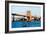 Low Poly New York Art - Brooklyn Bridge-Philippe Hugonnard-Framed Art Print