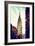 Low Poly New York Art - Chrysler Building III-Philippe Hugonnard-Framed Art Print