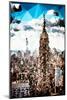 Low Poly New York Art - Empire State Building and 1 WTC-Philippe Hugonnard-Mounted Art Print
