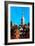 Low Poly New York Art - Empire State Building IV-Philippe Hugonnard-Framed Art Print