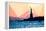 Low Poly New York Art - Liberty-Philippe Hugonnard-Framed Stretched Canvas