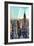 Low Poly New York Art - Manhattan Pastel-Philippe Hugonnard-Framed Art Print