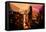 Low Poly New York Art - Midtown Manhattan-Philippe Hugonnard-Framed Stretched Canvas