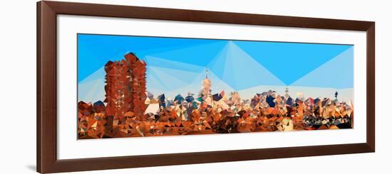 Low Poly New York Art - NYC Skyline-Philippe Hugonnard-Framed Art Print