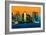 Low Poly New York Art - NYC Sunlight-Philippe Hugonnard-Framed Art Print