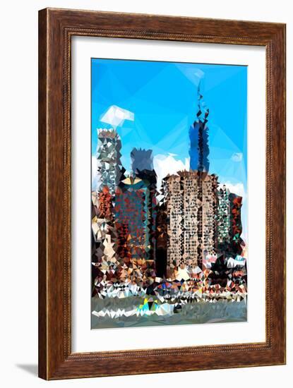 Low Poly New York Art - NYC Touch-Philippe Hugonnard-Framed Art Print