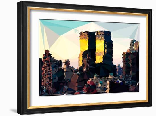 Low Poly New York Art - One World Trade Center-Philippe Hugonnard-Framed Art Print