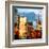 Low Poly New York Art - Reflection of the Sunset III-Philippe Hugonnard-Framed Art Print