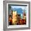 Low Poly New York Art - Reflection of the Sunset III-Philippe Hugonnard-Framed Art Print