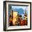 Low Poly New York Art - Reflection of the Sunset III-Philippe Hugonnard-Framed Art Print