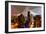 Low Poly New York Art - Silver Night-Philippe Hugonnard-Framed Art Print