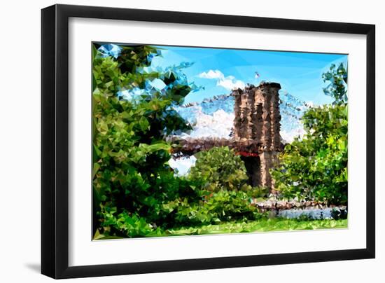 Low Poly New York Art - Skyline NYC-Philippe Hugonnard-Framed Art Print