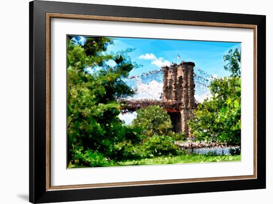 Low Poly New York Art - Skyline NYC-Philippe Hugonnard-Framed Art Print