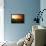 Low Poly New York Art - Skyline Sunset-Philippe Hugonnard-Framed Stretched Canvas displayed on a wall