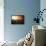 Low Poly New York Art - Skyline Sunset-Philippe Hugonnard-Framed Stretched Canvas displayed on a wall