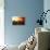 Low Poly New York Art - Skyline Sunset-Philippe Hugonnard-Framed Stretched Canvas displayed on a wall
