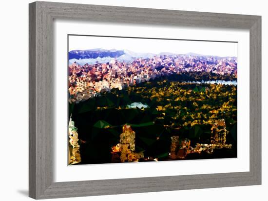 Low Poly New York Art - Skyline-Philippe Hugonnard-Framed Art Print
