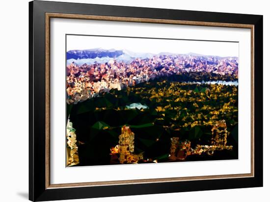 Low Poly New York Art - Skyline-Philippe Hugonnard-Framed Art Print