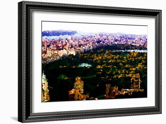 Low Poly New York Art - Skyline-Philippe Hugonnard-Framed Art Print