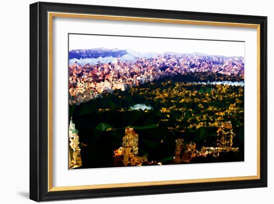 Low Poly New York Art - Skyline-Philippe Hugonnard-Framed Art Print