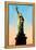 Low Poly New York Art - Statue of Liberty-Philippe Hugonnard-Framed Stretched Canvas