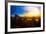 Low Poly New York Art - Sunset View-Philippe Hugonnard-Framed Art Print