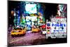 Low Poly New York Art - Taxis-Philippe Hugonnard-Mounted Art Print