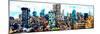 Low Poly New York Art - The Cities-Philippe Hugonnard-Mounted Premium Giclee Print