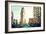 Low Poly New York Art - The Flatiron Building III-Philippe Hugonnard-Framed Art Print