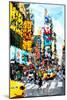 Low Poly New York Art - Times Square-Philippe Hugonnard-Mounted Art Print