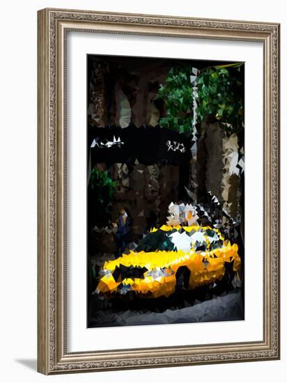 Low Poly New York Art - Traffic Light-Philippe Hugonnard-Framed Art Print