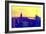 Low Poly New York Art - Yellow Sunset-Philippe Hugonnard-Framed Art Print