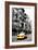 Low Poly New York Art - Yellow Taxi-Philippe Hugonnard-Framed Art Print