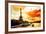 Low Poly Paris Art - Paris Sunset-Philippe Hugonnard-Framed Art Print