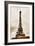 Low Poly Paris Art - The Eiffel Tower III-Philippe Hugonnard-Framed Art Print