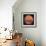 Low Poly Planet Mars-gn8-Framed Art Print displayed on a wall