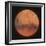 Low Poly Planet Mars-gn8-Framed Art Print