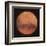 Low Poly Planet Mars-gn8-Framed Art Print