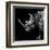 Low Poly Safari Art - Rhino - Black Edition-Philippe Hugonnard-Framed Art Print