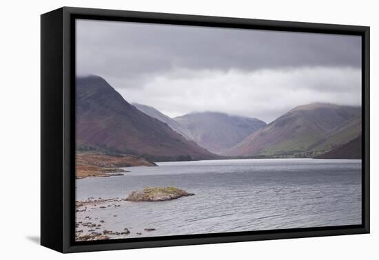 Low Rain Clouds Surrunding the Fells Above Wast Water in the Lake District National Park-Julian Elliott-Framed Premier Image Canvas