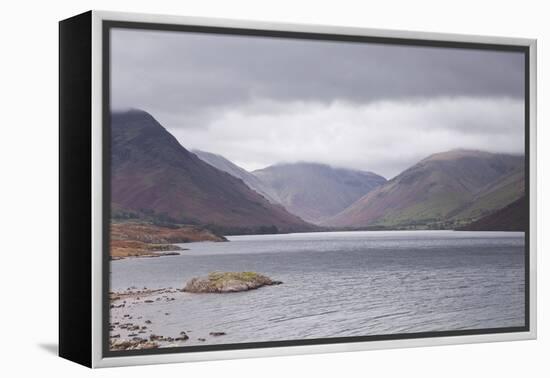 Low Rain Clouds Surrunding the Fells Above Wast Water in the Lake District National Park-Julian Elliott-Framed Premier Image Canvas