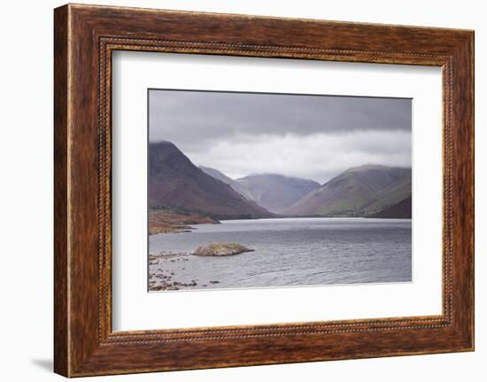 Low Rain Clouds Surrunding the Fells Above Wast Water in the Lake District National Park-Julian Elliott-Framed Photographic Print